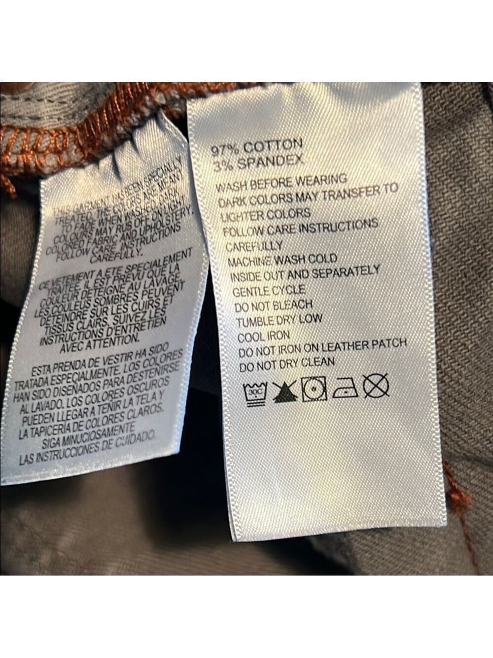 Tommy Bahama Antigua Cove Gray Men Jeans Size 36X30 - Picture 9 of 11